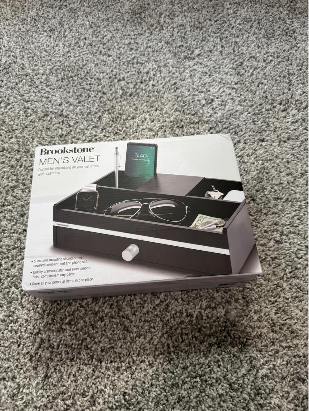 Brookstone Men's Valet - Black